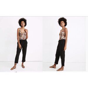 Madewell $70 Womens Lightestspun Beach Cover-Up Pants Black Size XS MD371